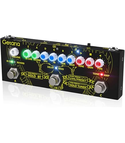 SONICAKE Multi-Effects Processor for Guitar/Bass, 130+ Effects