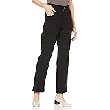 Amazon グンゼ ストレッチパンツ Tuche トゥシェ レギンスパンツ ワイドパンツ 千鳥チェック柄 レディース ブラウン M ロング パンツ 通販