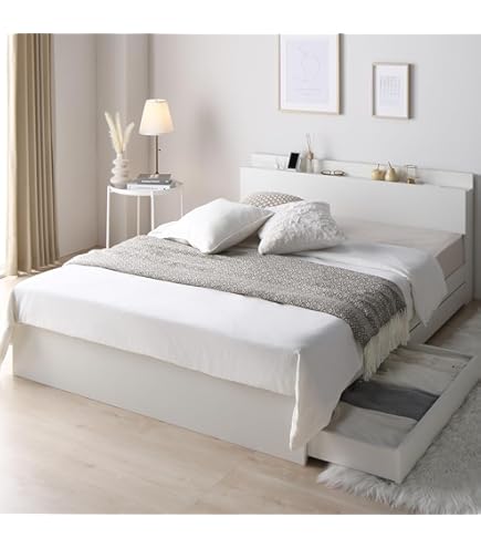 【送料無料】Alta　コンセント＆引き出し付きシングルベッド Amazon｜Altaコンセント＆引き出し付きシングルベッド ブラック