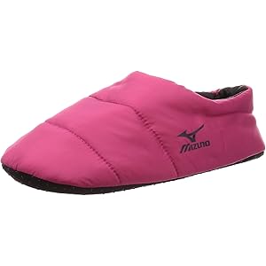 [ミズノ] MIZUNO 1足組 ルームシューズ 中綿 プリントロゴ 638-800 レディース