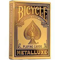 Amazon.co.jp: Bicycle Metalluxe ゴールドトランプ プレミアム