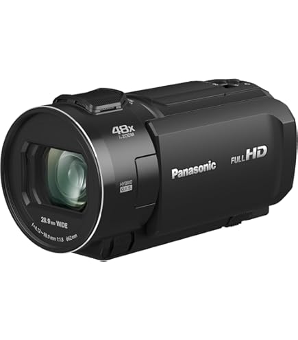 Amazon.co.jp: Panasonic HC-V180K Full HD Camcorder with 50x