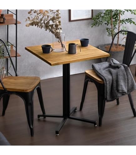 Amazon | 東谷(Azumaya-kk) カフェテーブル W80×D80×H67cm ナチュラル