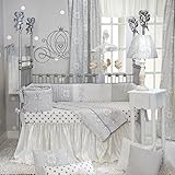 Heaven Sent 4 Piece Baby Crib Bedding Set with Bumper by Sweet Potato by Glenna Jean