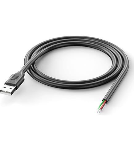 Amazon.co.jp: 電光ホーム USBケーブル 4芯 1m オス メス 4芯ワイヤー