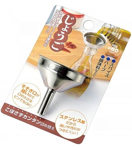 Amazon.co.jp: 304ステンレス鋼特大径漏斗油漏斗食品袋詰包装漏斗缶鉄