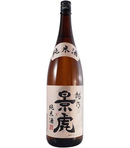 Amazon.co.jp: 越乃景虎超辛口 本醸造 1800ml : 食品・飲料・お酒
