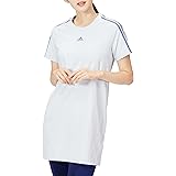 Amazon アディダス ワンピース ロゴ Tシャツワンピース Jkw67 レディース クリームホワイト Gj6525 日本サイズs相当 アクティブウェア 通販