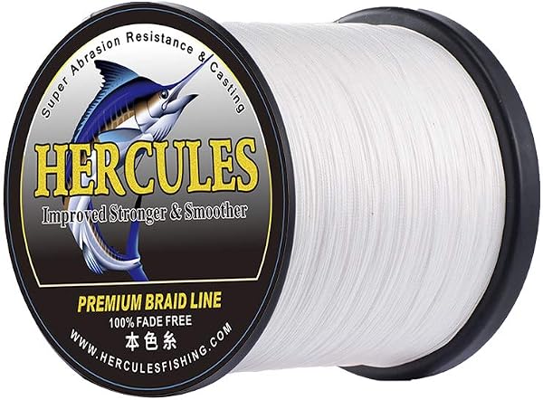 ヘラクレス(HERCULES) PEライン『色落ちしない』釣り糸 8本編み 釣りライン 柔らかい PE 0.8号 1号 1.5号 3号 4号 5号 6号 7号 8号 9号 10号 12号 100m 150m 200m 300m 500m 1000m ライン 淡水釣り 海釣り 投げ釣り 磯釣り 船釣り アジング エギング 釣糸peライン - 1