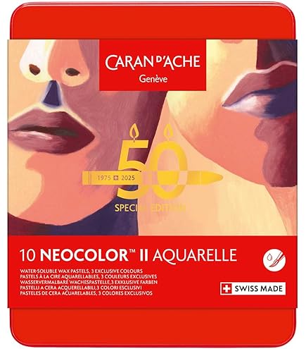 Caran d'Ache Classic Neocolor II Water-Soluble Pastels, 84