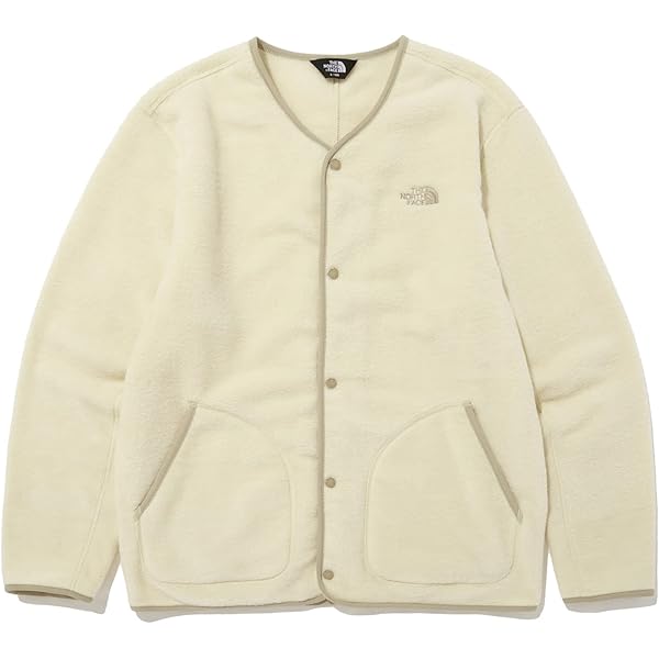 新品 春物 L ノースフェイス ACAMPO HEAT カーディガン ベージュ