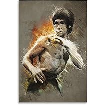 Amazon.co.jp: ブルースリーポスターブルース・リーのアート