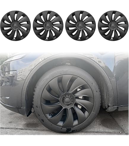 Amazon.co.jp: 4個 ホイールカバー Tesla Model Y Juniper 19インチ