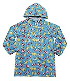 (kiejun) キッズ レインコート カッパ 子供 レインウェア ポンチョ ベビー 雨具 女の子 男の子 (M スクールバス)