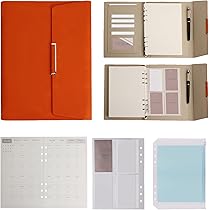 Amazon.co.jp: YIYIMUKI システム手帳 a5 6穴 バインダー