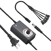 冷却ファン2個セットとバッテリー・ACアダプター Amazon.co.jp: 36W 12V PCファン電源 4つの冷却ファン速度