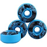 4個セット スケートボードホイール 52×30mm 衝撃防止 耐久性 弾力性 全3色