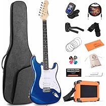 エレクトリックギター(エレキギター)+アンプセット Amazon | ADM エレキギター 初心者キット 39インチ フルサイズ