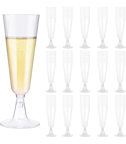 120ml使い捨て プラスチックシャンパングラス10個入×10パック Amazon | Niesporek ワイングラス 使い捨て 120個150ml【日本食品規格