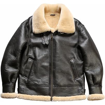 B-3 フライトジャケット 高級ムートンを贅沢に使用、革ジャンの王様 B-3フライトジャケットを4