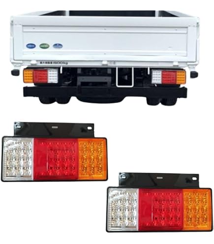 Amazon | XTevu トラックテールランプ ペアリアランプ 12V 44LED