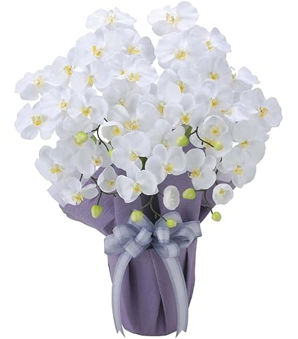 光触媒　人工観葉植物　フェイクグリーン　フレッシュ胡蝶蘭 3本立W 光触媒 人工観葉植物 フェイクグリーン フレッシュ胡蝶蘭 3本立W