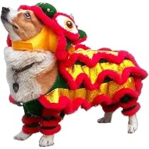 Amazon | PP&DD 犬の服 お正月 ペットパラダイス 中華風 新年祝賀 