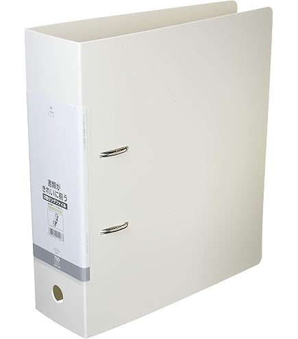 Amazon | リヒトラブ Dリングファイル A4S 2穴 白 G2240-0 00070055