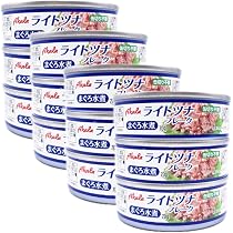 Amazon | ライトツナ缶 ノンオイル 水煮 70g×12缶 (3缶x4) オイル不