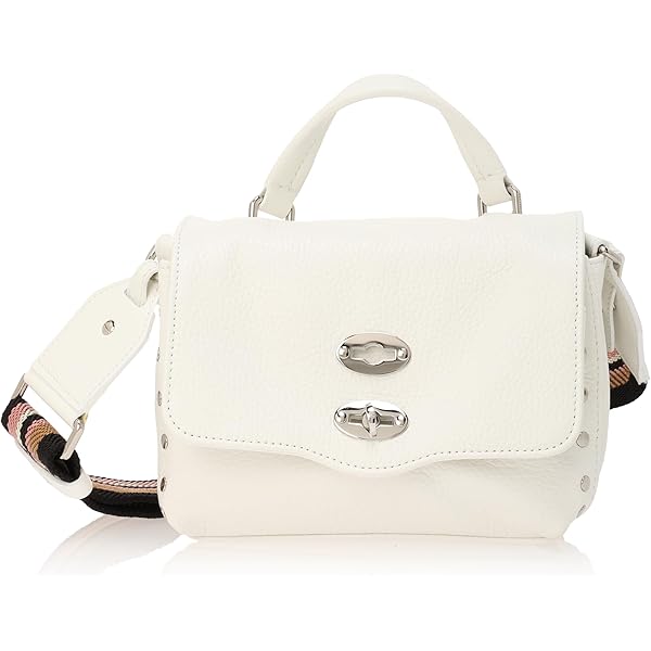 Amazon | [ザネラート] ハンドバッグ ポスティーナ S キャラメル