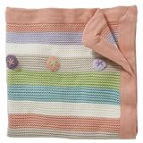 Lollipop Lane 70 x 90cm Prickles and Twoo Knitted Blanket Pram by Lollipop Lane