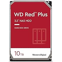 外付けハードディスク・ドライブ Western Digital Red Pro 10TB HDD 外