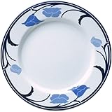 DANSK ダンスク チボリ サラダプレート 22.8cm ブルー 電子レンジ・オーブン・食洗器対応 TH083202BL 皿DANSKダンスク北欧の春の花満ちる公園の優美さを感じるチボリシリーズチボリサラダプレートプレート径22.8cm電子レンジ・