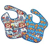 Bumkins DC Comics Super Bib, Superman Print, 6-24 Months, 2 Pack by Bumkins [並行輸入品]