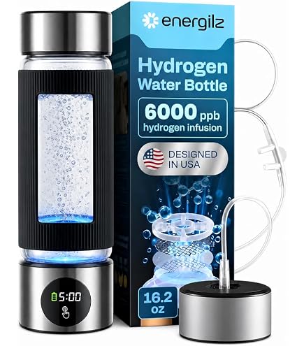 Amazon.co.jp: 水素ウォーターボトルジェネレーター、最大6000 PPB SPE