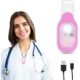 Rechargeable Nursing Night Light Nurse Nightshift Hands Free Emergency LED Flashlight Clip on Running Lights for Walking Runn