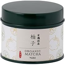 Amazon | 日本茶きみくら 有機抹茶 柚子 Yuzu citrus flavored matcha