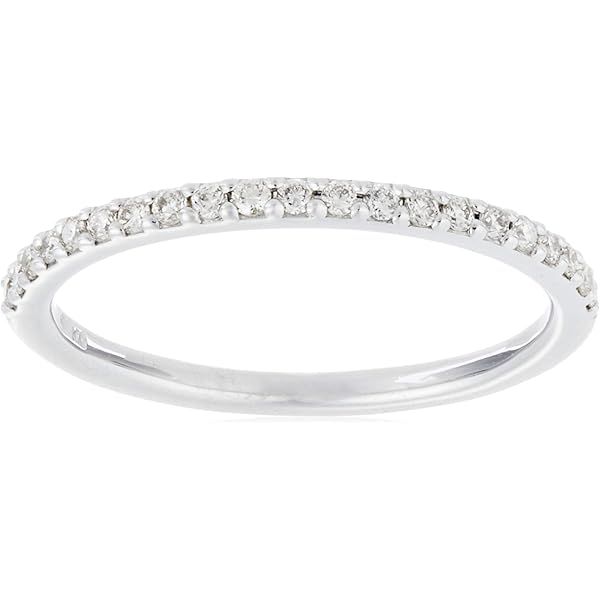 Amazon | 4℃ (ヨンドシー) ダイヤモンドK10ホワイトゴールド（WG