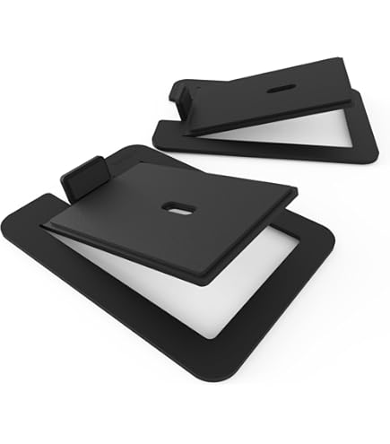 Amazon | ELAC LS10-B スピーカースタンド (ペア) ブラック | Elac