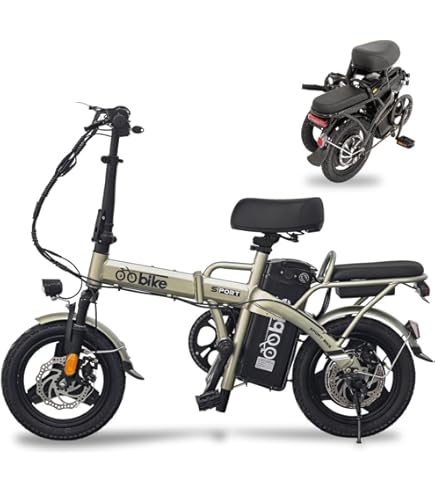 Amazon | Houpet 電動アシスト自転車 レトロ調 20インチ 極太タイヤ