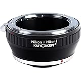 K&F Concept マウントアダプター NIKON-NIKON1 Nikonレンズ- Nikon1カメラ装着用 無限遠 高精度 メーカー直営店