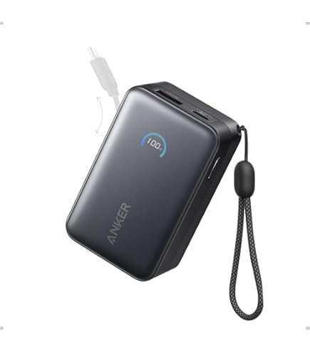 Anker Prime Power Bank, 12,000 mAh 2-Port Portable Charger with