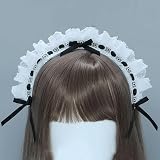 メイド カチューシャ ロリータ レース レディース カチューシャ フリル ヘアバンド ゴスロリ 長いリボン 蝶結び コスプレ 髪飾り ヘアアクセサリー かわいい 萌え キュート メイドカフェ おしゃれ