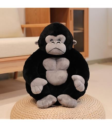 Amazon.co.jp: アミューズ くったりゴリラBIG (ダークブラック