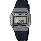 Casio Men's 'Classic' Quartz Plastic and Resin Casual Watch, Color Black (Model: F-91WM-1BCF)
