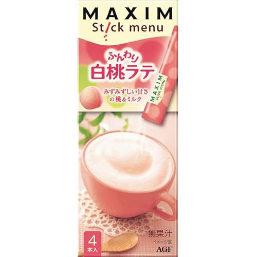 マキシム スティックメニュー ふんわり白桃ラテ