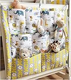 FS Baby Crib Nursery Diaper Bag Storage Stacker Hanging Organizer With 9 Pockets Baby Room Decor (An