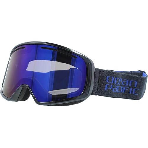 [ARCSTYLE] Ocean Pacific オーシャンパシフィック OP 6822 ミラーレンズ スノーゴーグル スキー スノーボード スノボ 平面ダブルレンズ フレームあり メンズ レディース ウィンタースポーツ 曇り防止