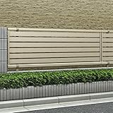 【店長おすすめ！】　YKK　エクスラインフェンス23型（横半目隠し）　本体　T60　WFE-373　【アルミフェンス　柵】 　ホワイト