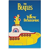 Amazon.co.jp: ビートルズイエローサブマリンポスター